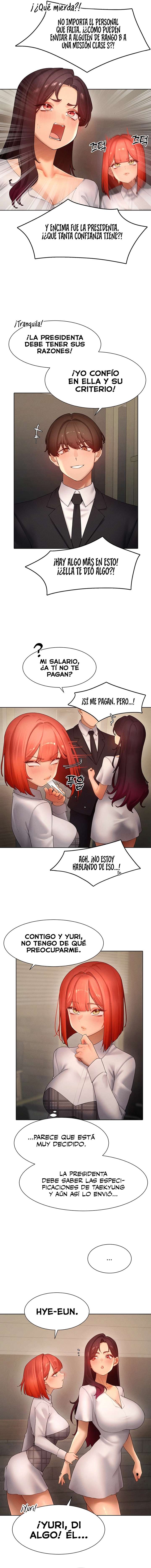 El protagonista se hace más fuerte cuando se come a una cazadora Capítulo 51 - Page 6