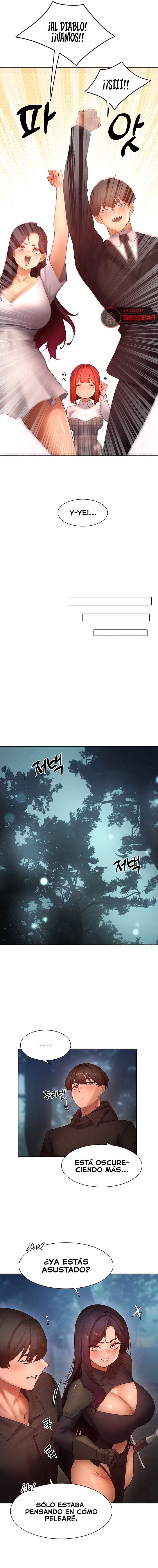 El protagonista se hace más fuerte cuando se come a una cazadora Capítulo 51 - Page 8