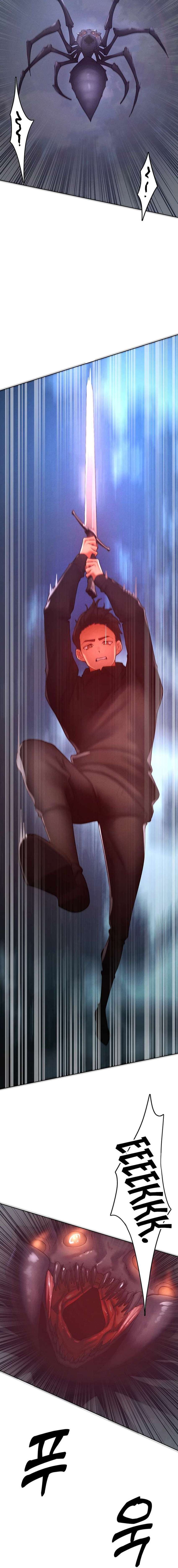 El protagonista se hace más fuerte cuando se come a una cazadora Capítulo 52 - Page 9