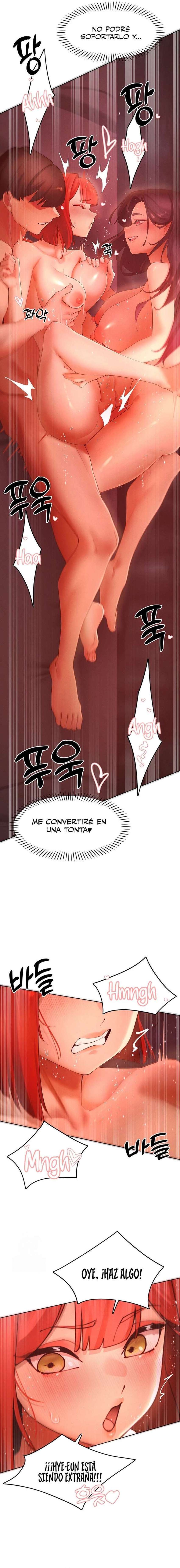 El protagonista se hace más fuerte cuando se come a una cazadora Capítulo 54 - Page 14