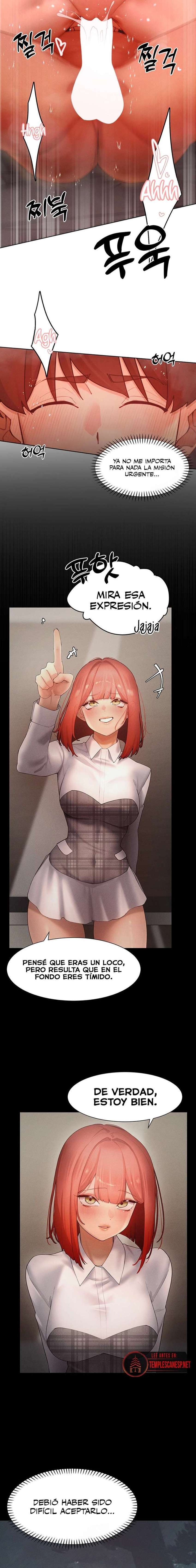 El protagonista se hace más fuerte cuando se come a una cazadora Capítulo 54 - Page 8