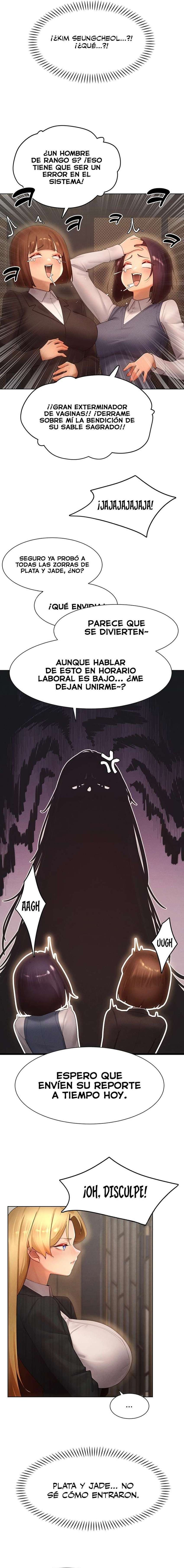 El protagonista se hace más fuerte cuando se come a una cazadora Capítulo 55 - Page 8