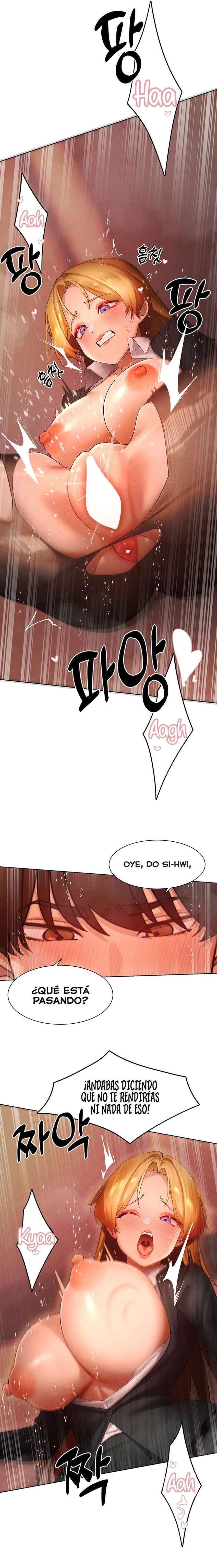 El protagonista se hace más fuerte cuando se come a una cazadora Capítulo 56 - Page 11