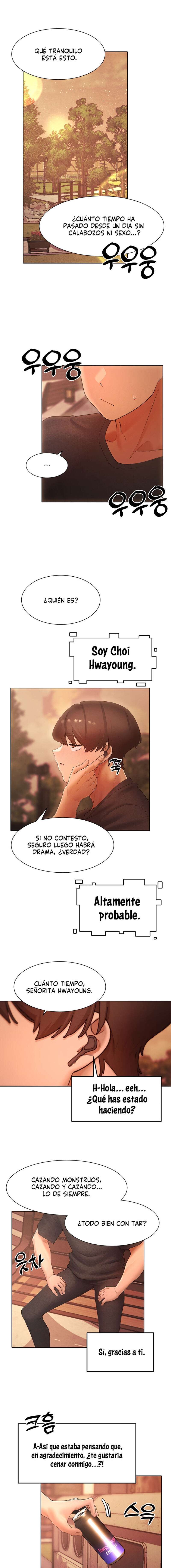 El protagonista se hace más fuerte cuando se come a una cazadora Capítulo 58 - Page 12