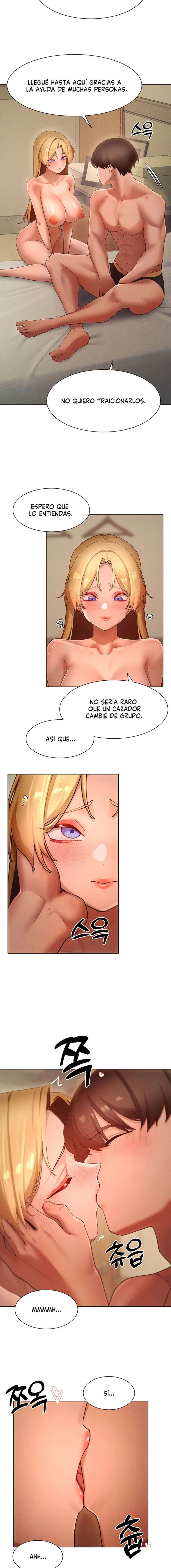 El protagonista se hace más fuerte cuando se come a una cazadora Capítulo 58 - Page 4