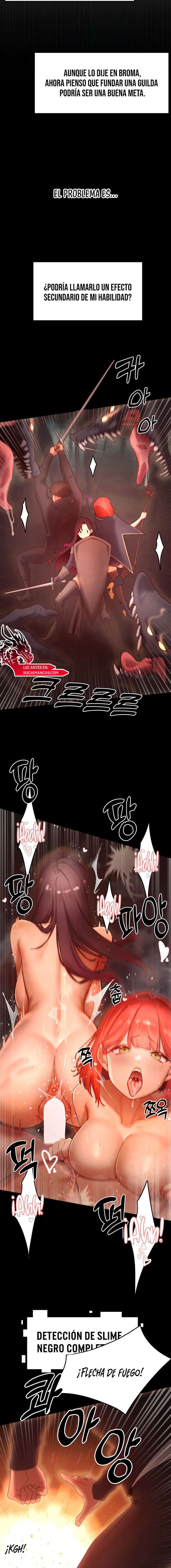 El protagonista se hace más fuerte cuando se come a una cazadora Capítulo 58 - Page 7