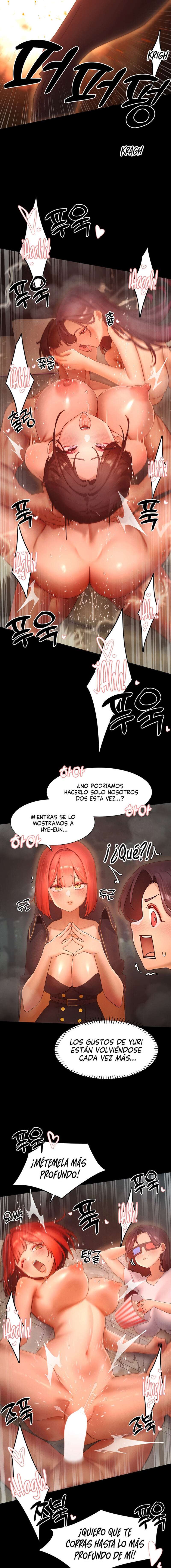 El protagonista se hace más fuerte cuando se come a una cazadora Capítulo 58 - Page 8