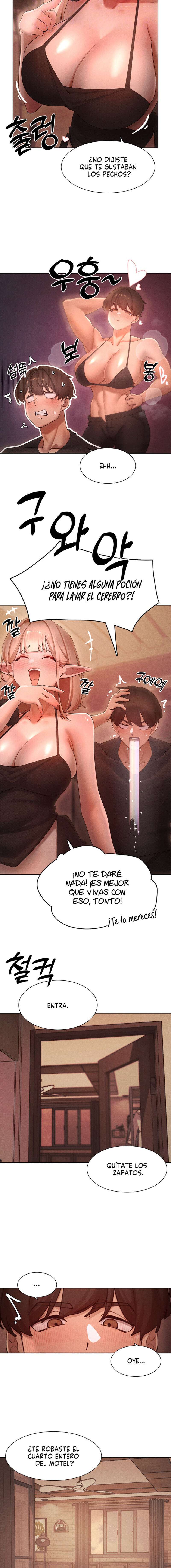 El protagonista se hace más fuerte cuando se come a una cazadora Capítulo 59 - Page 3