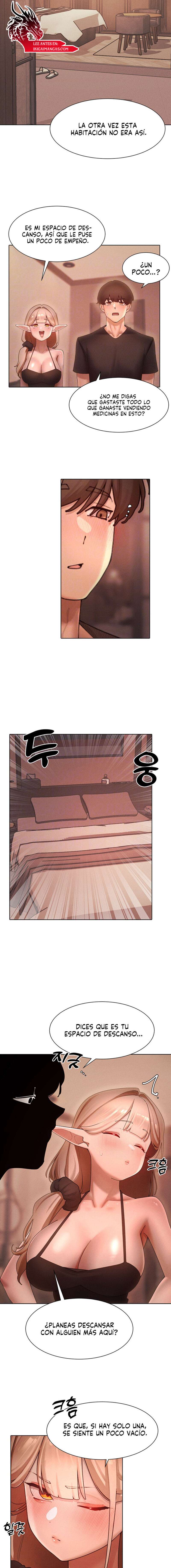 El protagonista se hace más fuerte cuando se come a una cazadora Capítulo 59 - Page 4