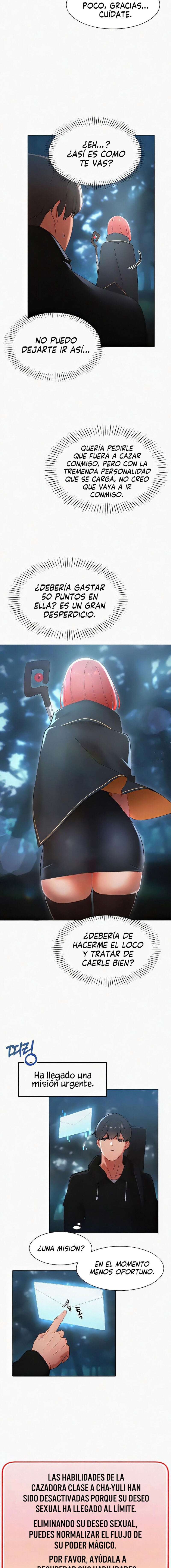 El protagonista se hace más fuerte cuando se come a una cazadora Capítulo 6 - Page 13