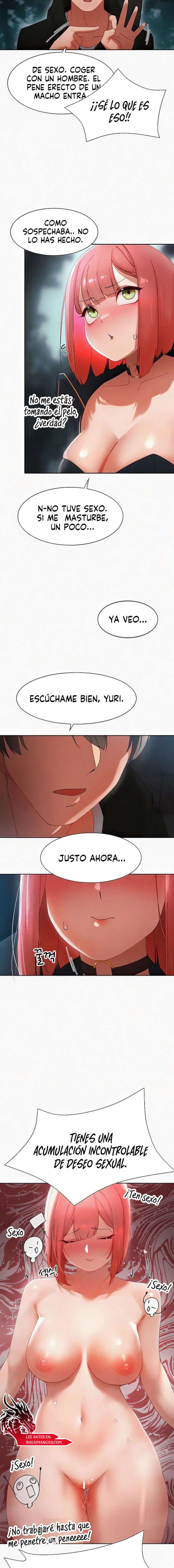 El protagonista se hace más fuerte cuando se come a una cazadora Capítulo 6 - Page 17