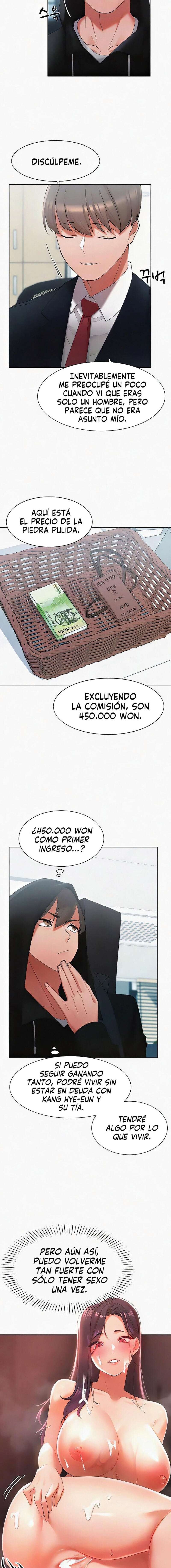 El protagonista se hace más fuerte cuando se come a una cazadora Capítulo 6 - Page 4