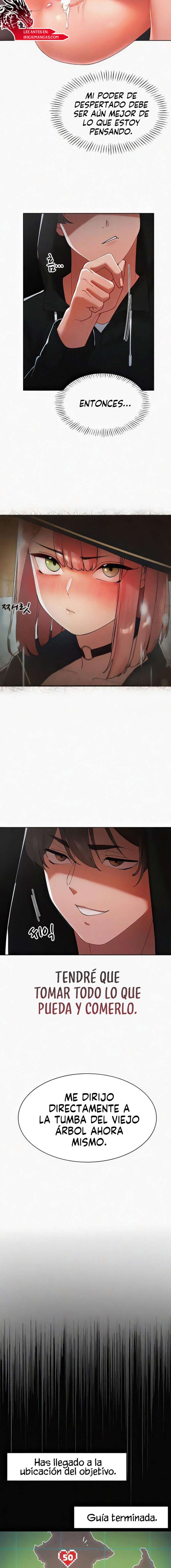 El protagonista se hace más fuerte cuando se come a una cazadora Capítulo 6 - Page 5