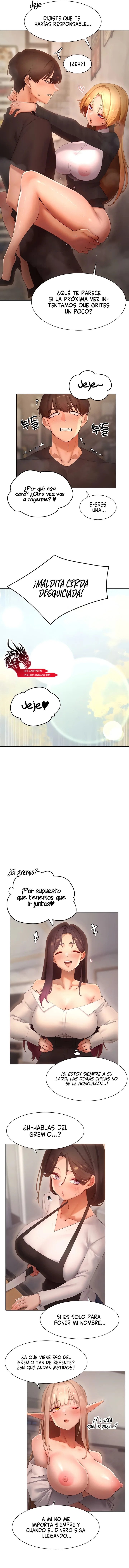 El protagonista se hace más fuerte cuando se come a una cazadora Capítulo 63 - Page 9