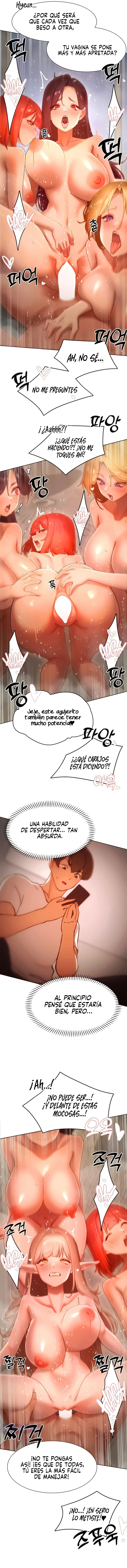 El protagonista se hace más fuerte cuando se come a una cazadora Capítulo 64 - Page 8