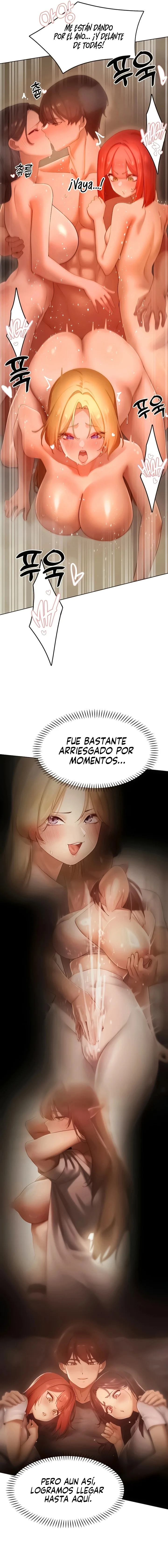 El protagonista se hace más fuerte cuando se come a una cazadora Capítulo 64 - Page 9