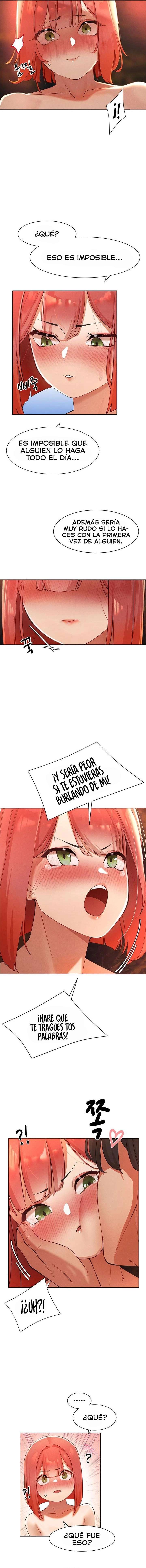 El protagonista se hace más fuerte cuando se come a una cazadora Capítulo 8 - Page 9