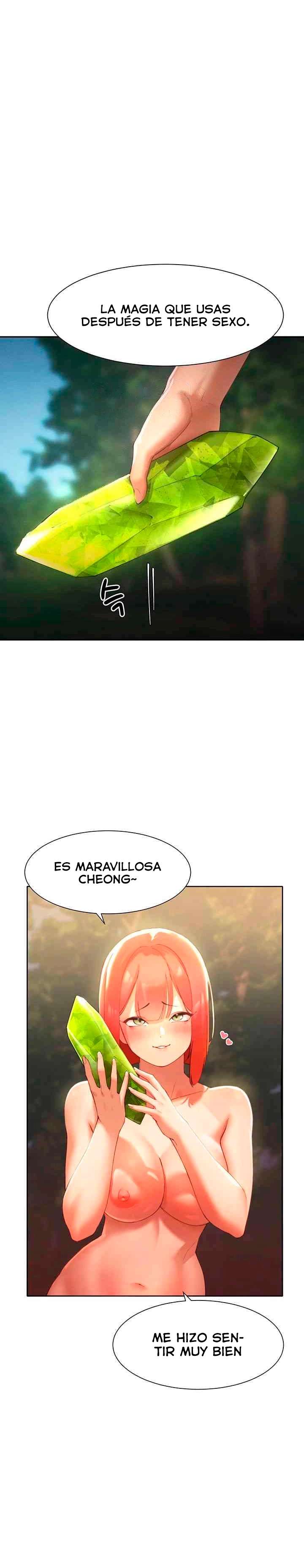 El protagonista se hace más fuerte cuando se come a una cazadora Capítulo 9 - Page 12