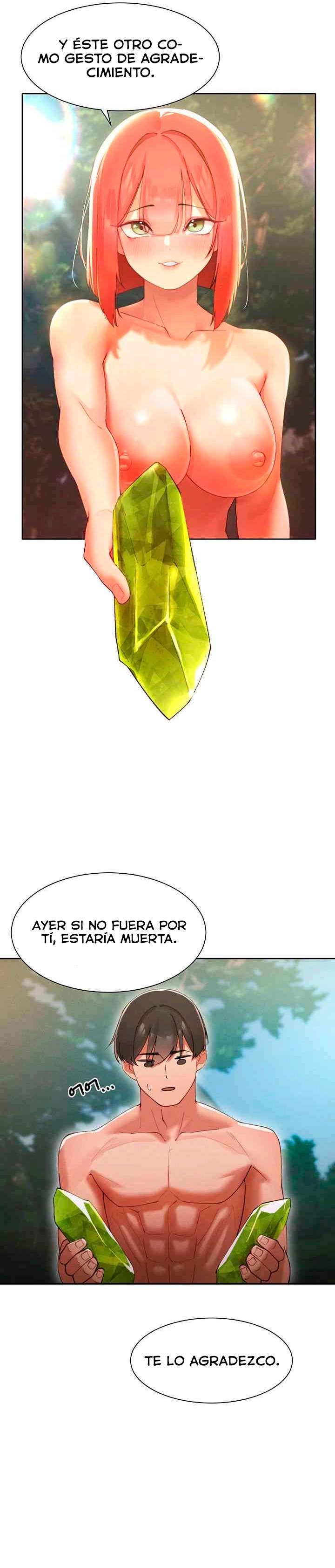 El protagonista se hace más fuerte cuando se come a una cazadora Capítulo 9 - Page 17