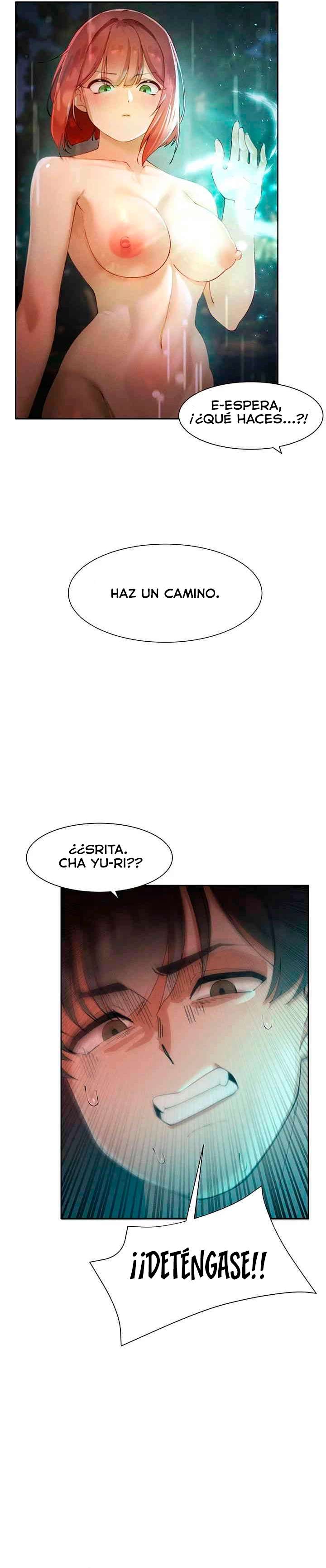 El protagonista se hace más fuerte cuando se come a una cazadora Capítulo 9 - Page 7