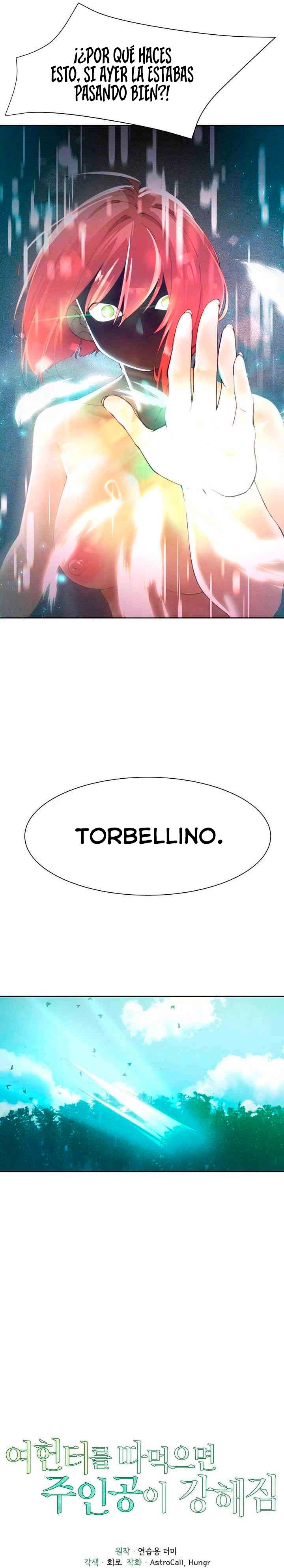 El protagonista se hace más fuerte cuando se come a una cazadora Capítulo 9 - Page 8