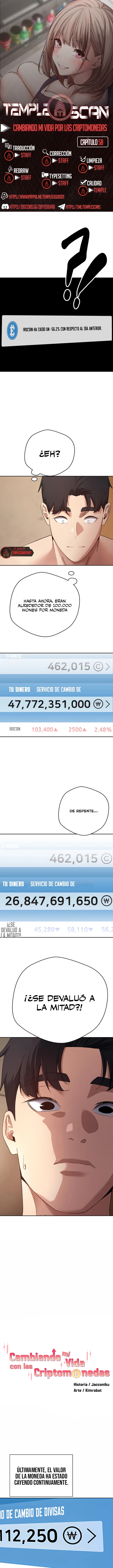 ¡Subí como la espuma en el mundo de las criptomonedas! Capítulo 58 - Page 1