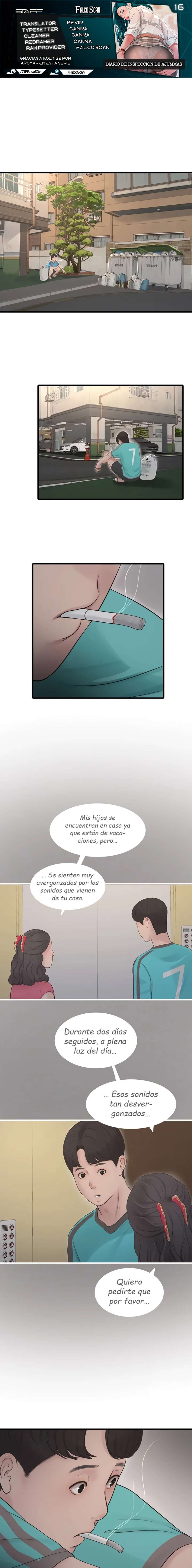 Diario de inspección de ajummas Capítulo 20 - Page 1