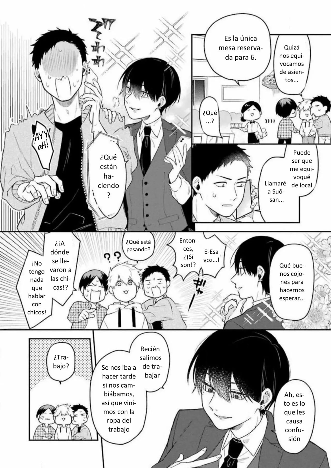 Gōkon ni ittara onna ga inakatta hanashi Capítulo 1 - Page 8