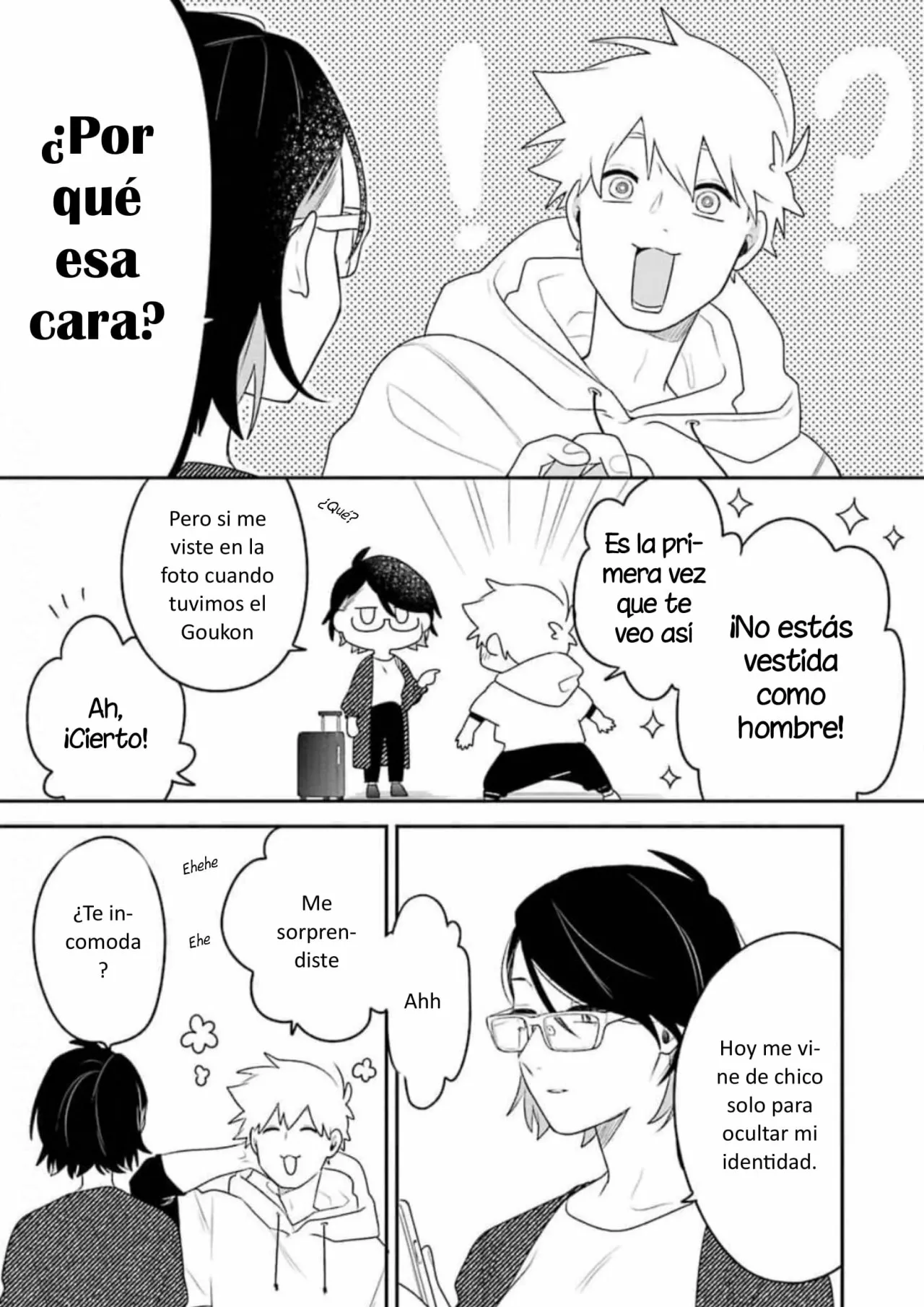 Gōkon ni ittara onna ga inakatta hanashi Capítulo 14 - Page 19