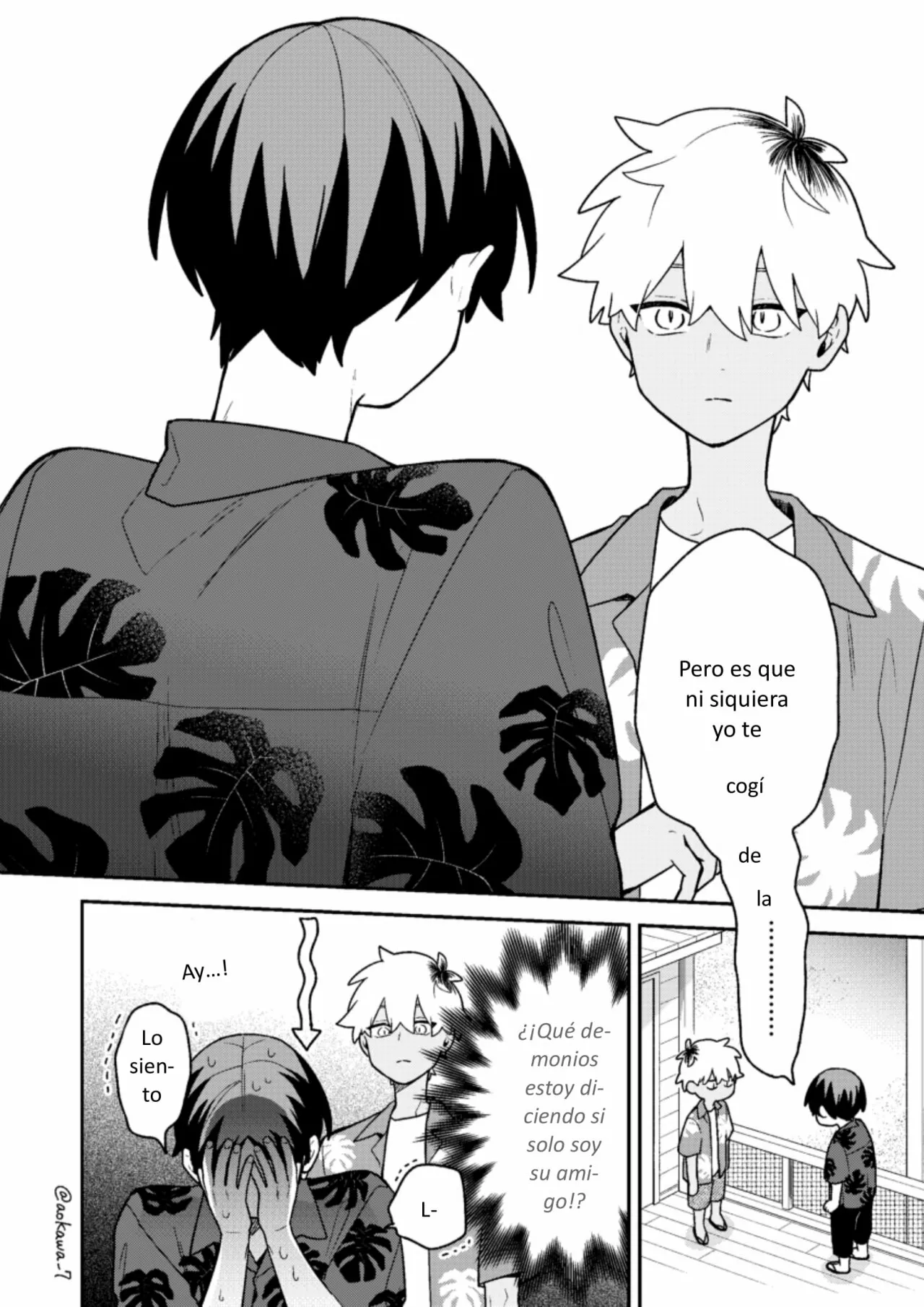 Gōkon ni ittara onna ga inakatta hanashi Capítulo 31 - Page 17