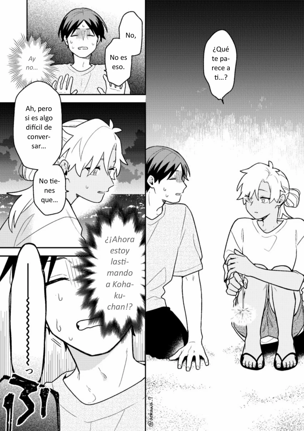 Gōkon ni ittara onna ga inakatta hanashi Capítulo 33 - Page 12