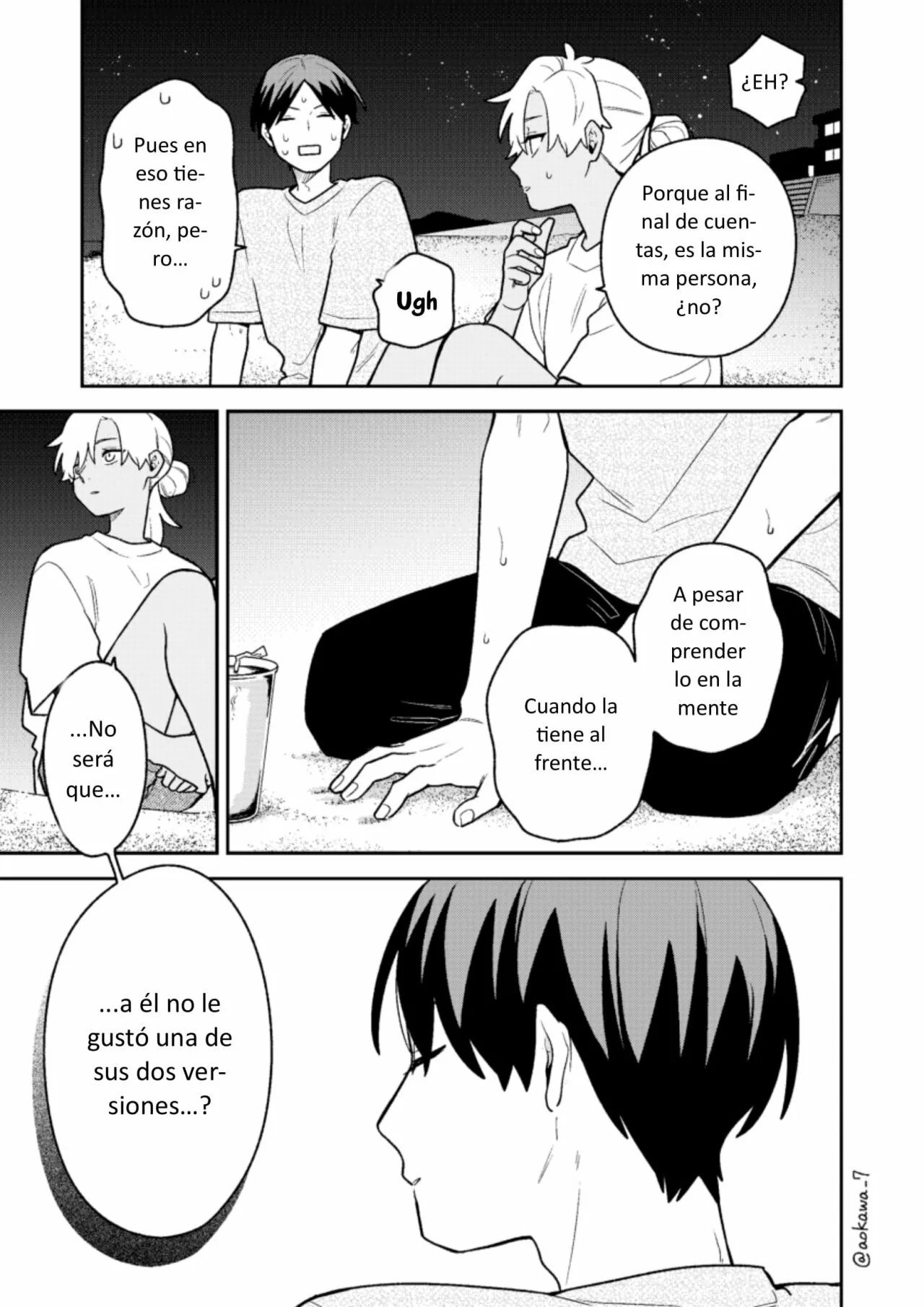 Gōkon ni ittara onna ga inakatta hanashi Capítulo 34 - Page 6