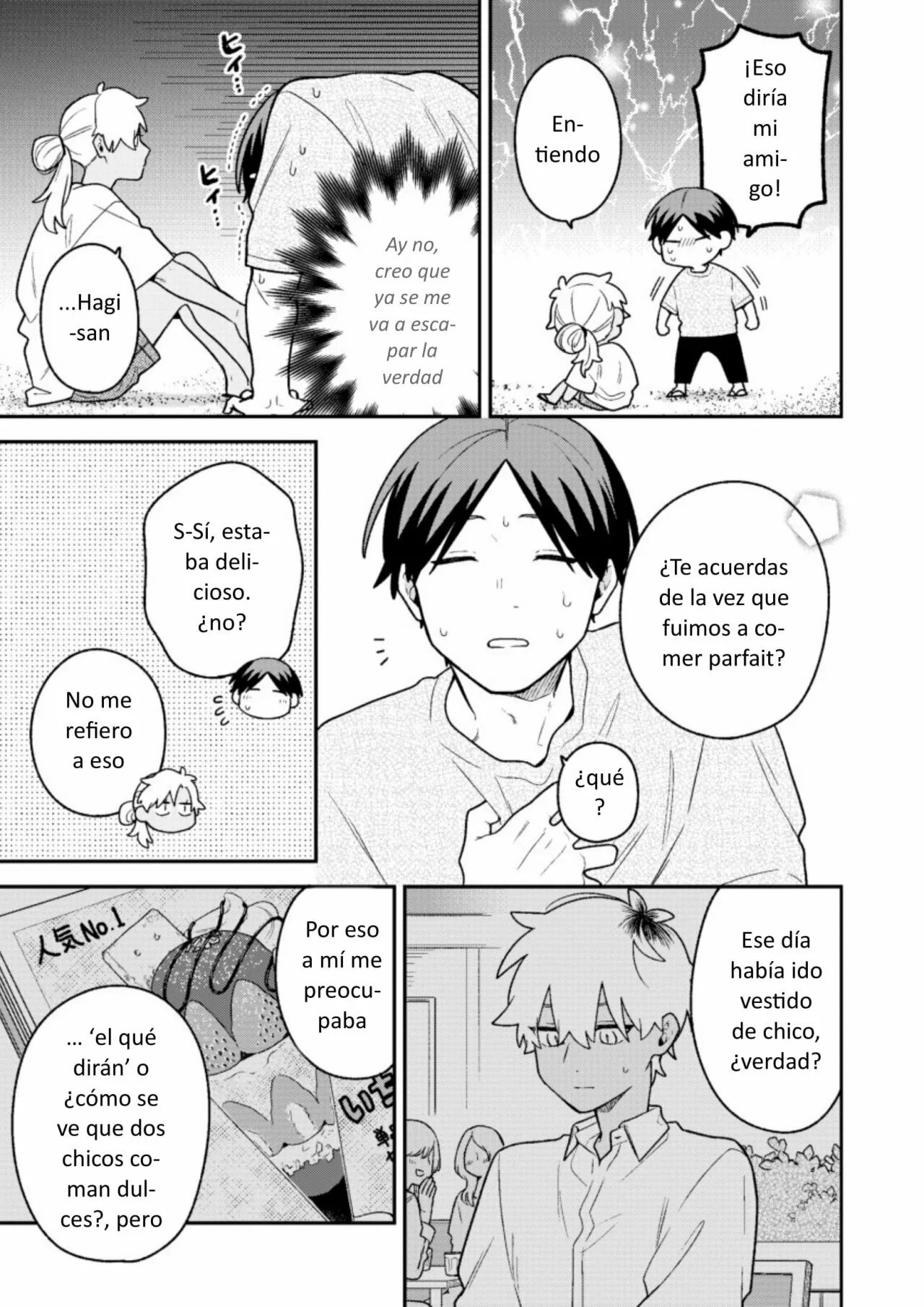 Gōkon ni ittara onna ga inakatta hanashi Capítulo 34 - Page 8