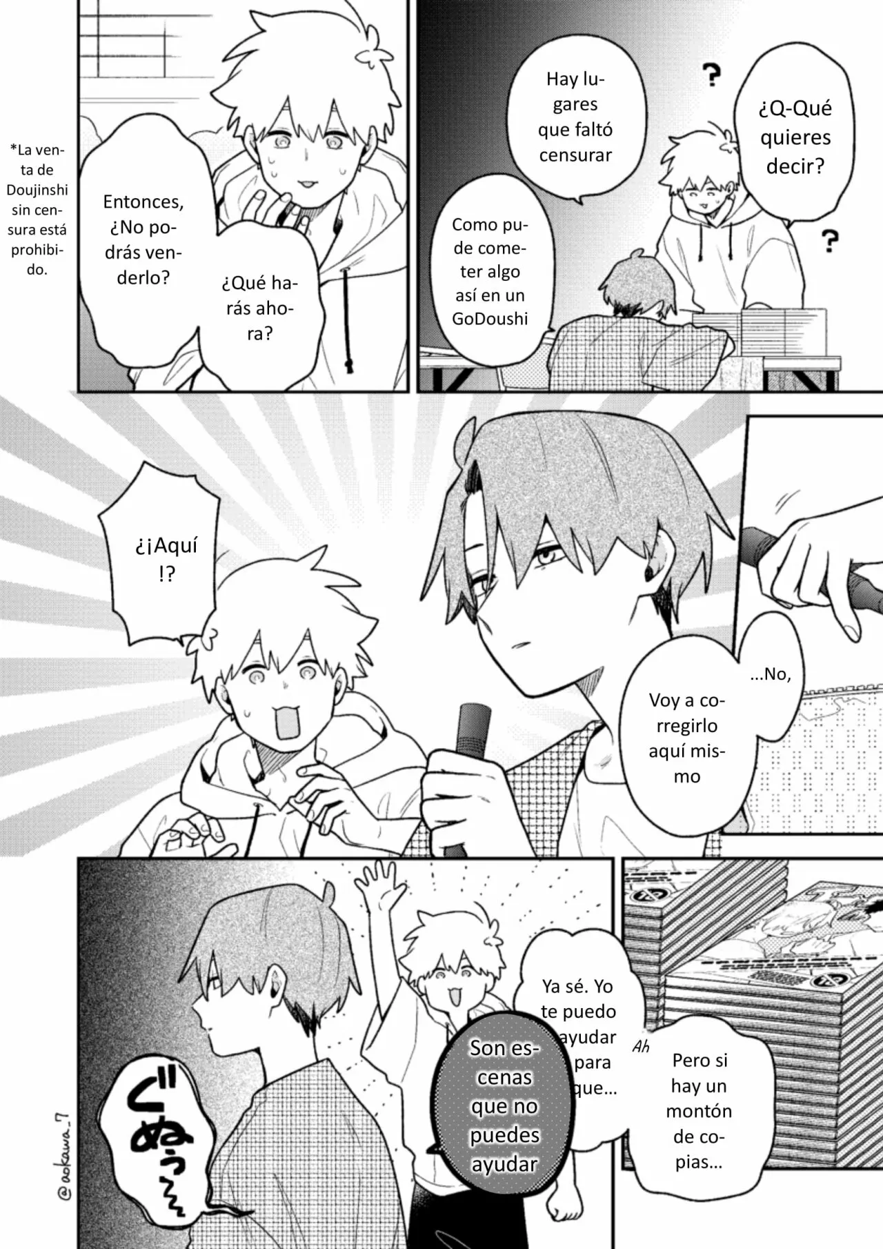 Gōkon ni ittara onna ga inakatta hanashi Capítulo 35 - Page 9