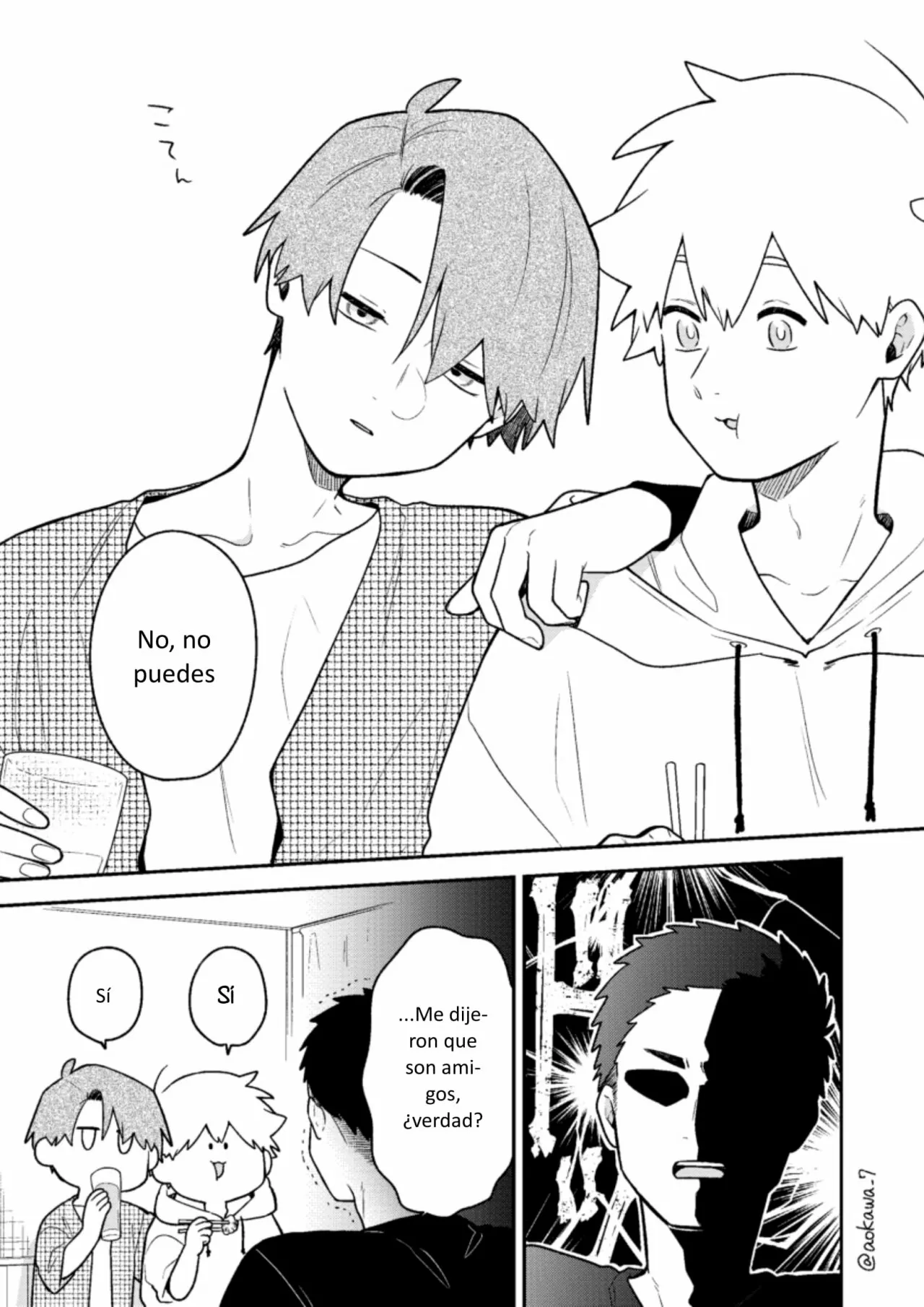 Gōkon ni ittara onna ga inakatta hanashi Capítulo 36 - Page 12