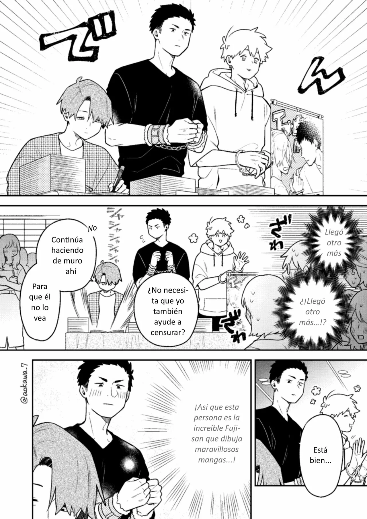 Gōkon ni ittara onna ga inakatta hanashi Capítulo 36 - Page 3