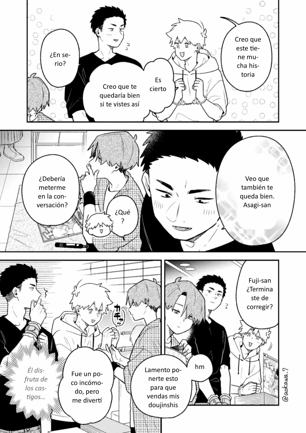 Gōkon ni ittara onna ga inakatta hanashi Capítulo 36 - Page 6