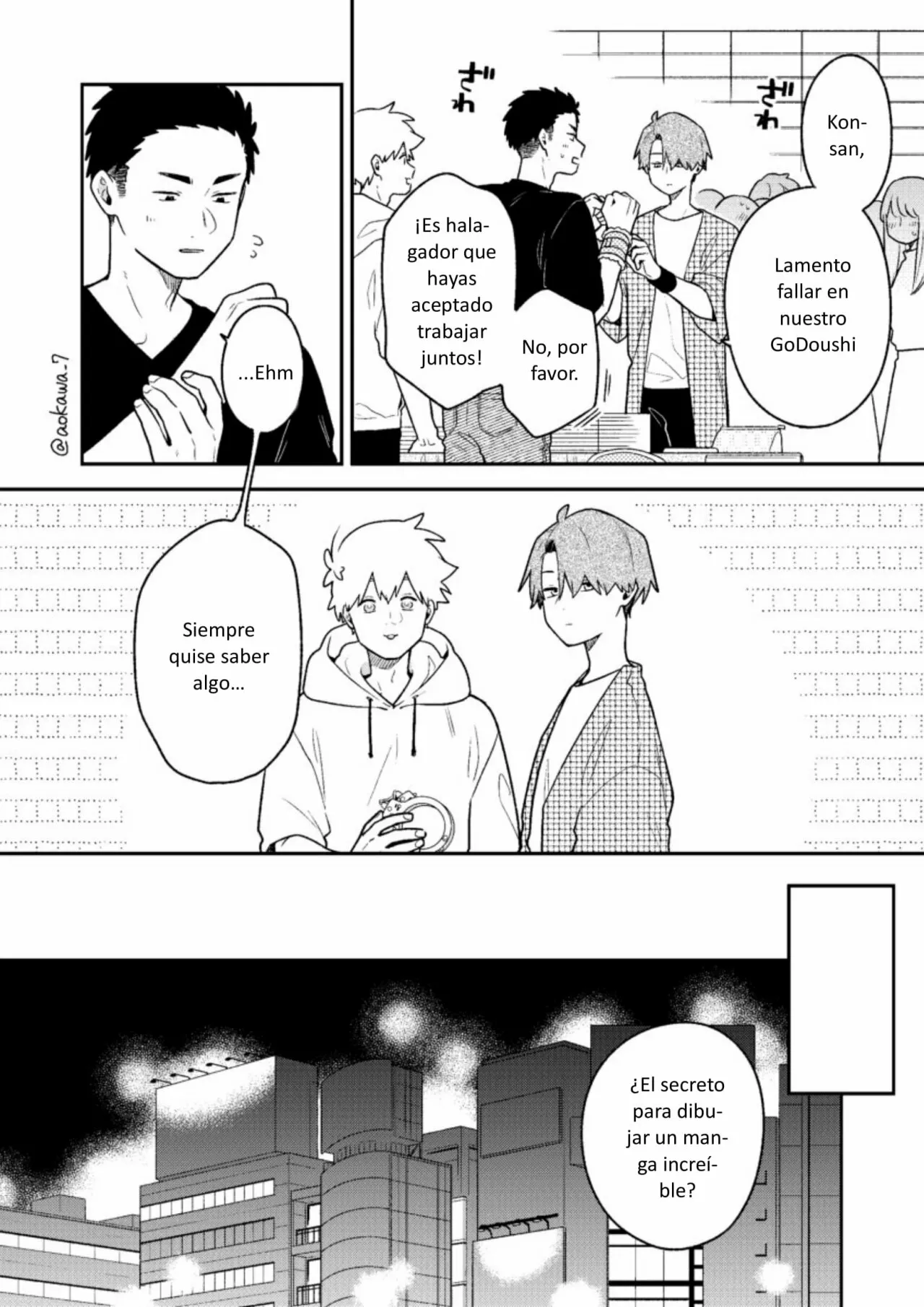 Gōkon ni ittara onna ga inakatta hanashi Capítulo 36 - Page 7