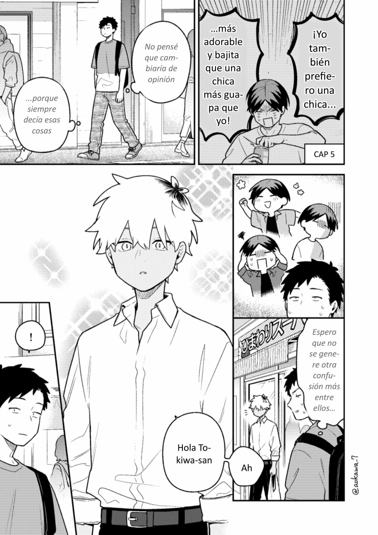 Gōkon ni ittara onna ga inakatta hanashi Capítulo 37 - Page 4