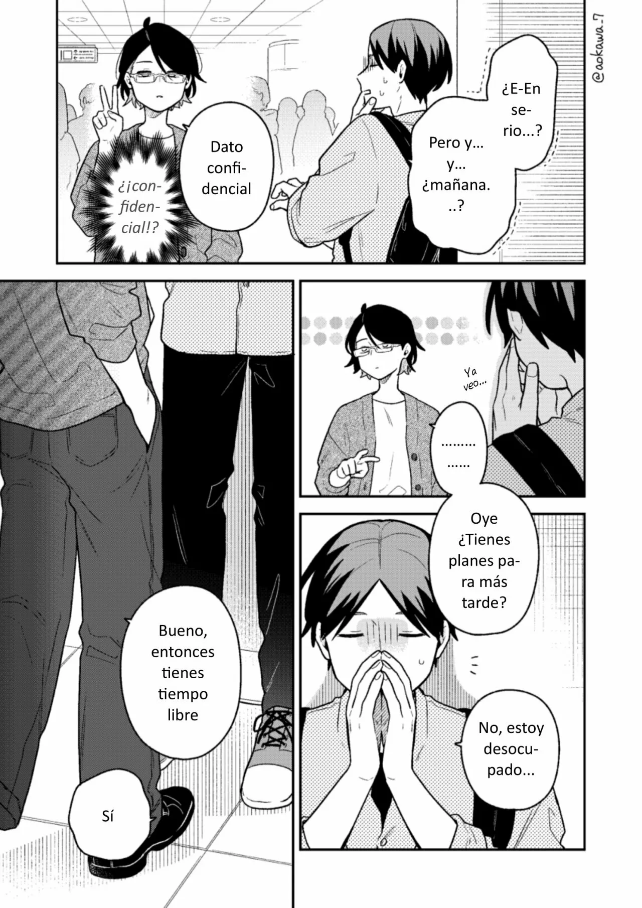 Gōkon ni ittara onna ga inakatta hanashi Capítulo 38 - Page 4