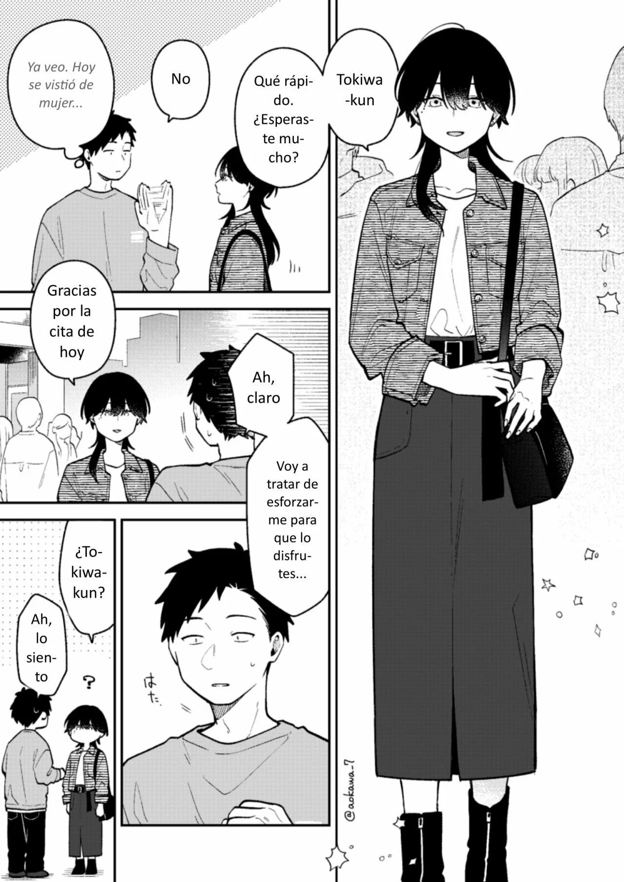 Gōkon ni ittara onna ga inakatta hanashi Capítulo 40 - Page 4