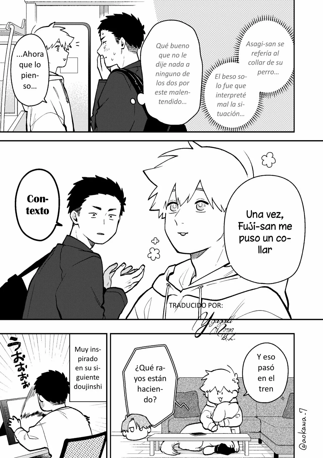 Gōkon ni ittara onna ga inakatta hanashi Capítulo 42 - Page 14