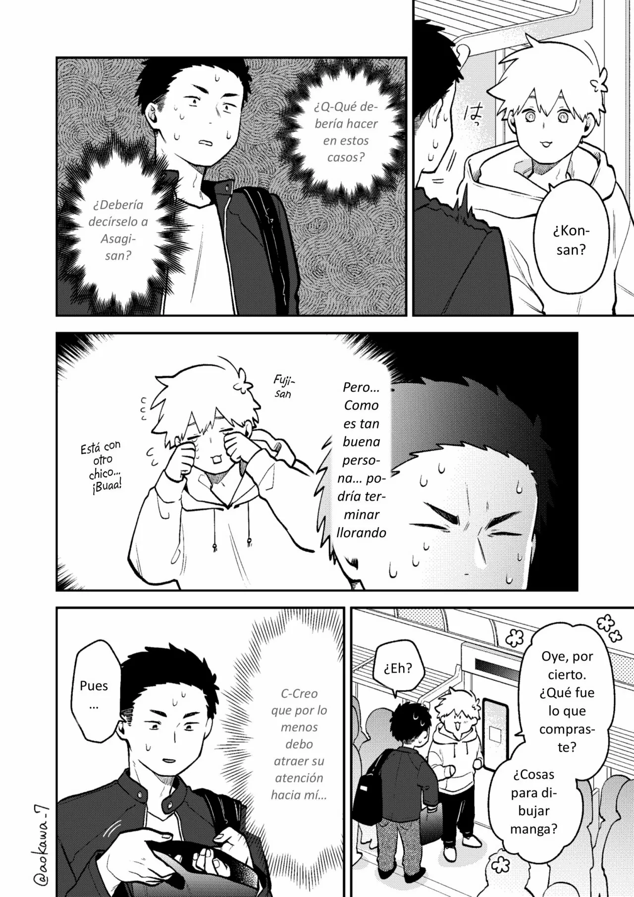 Gōkon ni ittara onna ga inakatta hanashi Capítulo 42 - Page 7