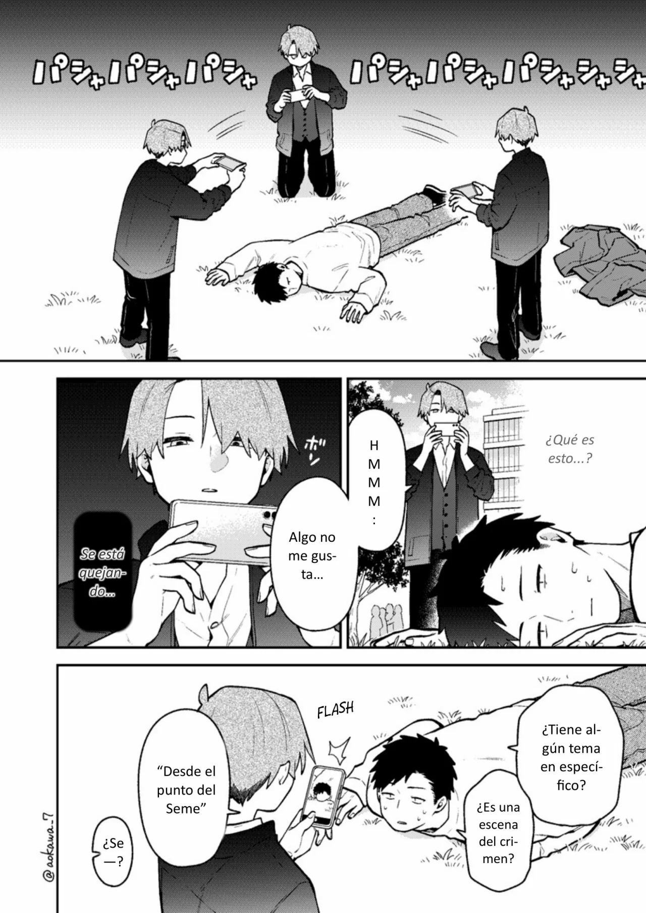 Gōkon ni ittara onna ga inakatta hanashi Capítulo 44 - Page 5