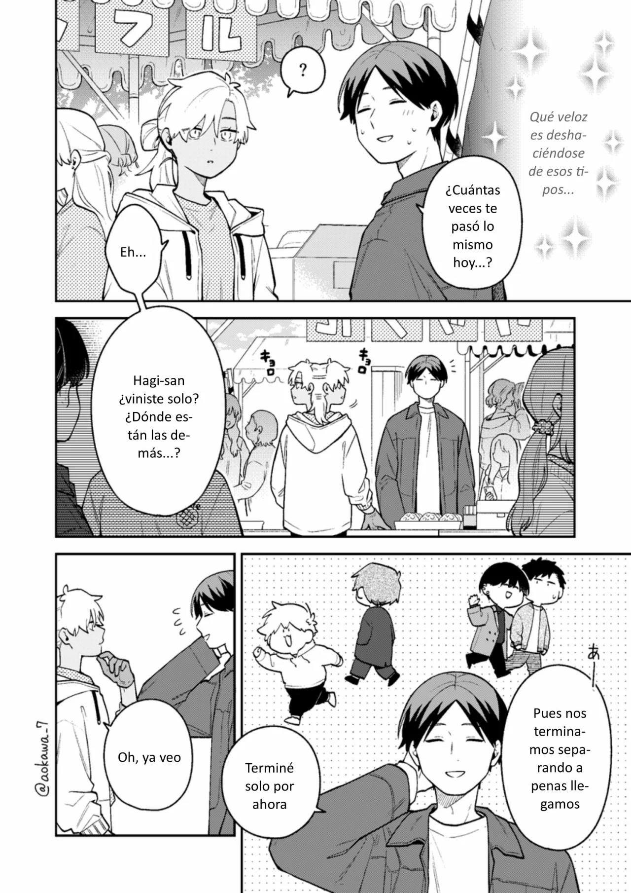 Gōkon ni ittara onna ga inakatta hanashi Capítulo 46 - Page 5