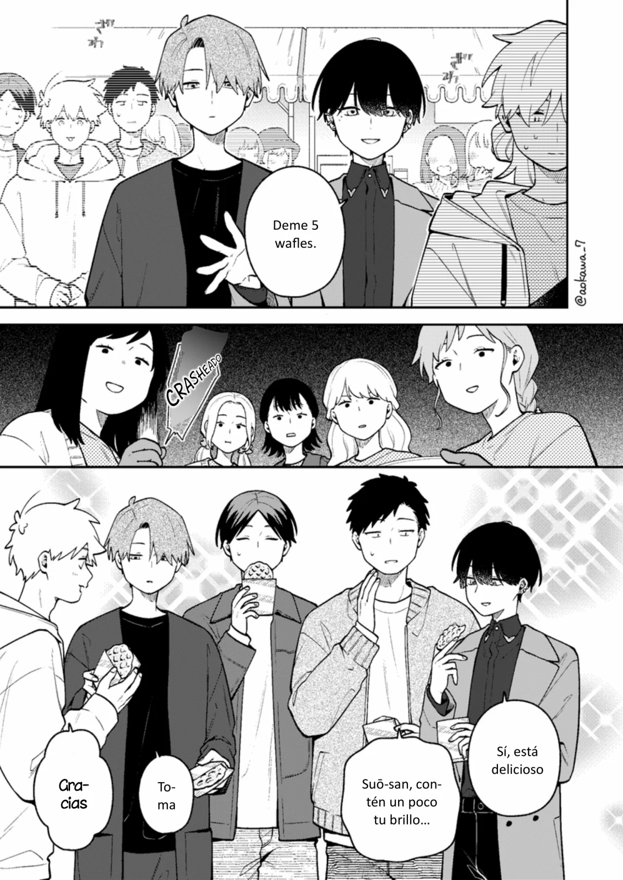 Gōkon ni ittara onna ga inakatta hanashi Capítulo 47 - Page 2