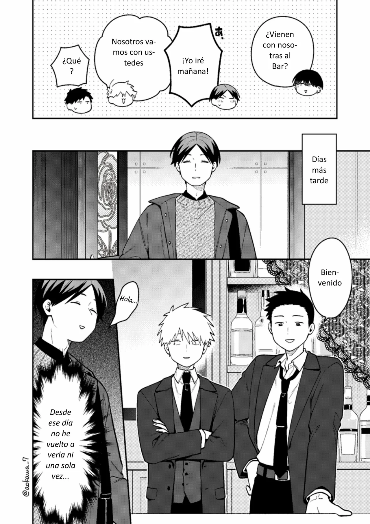 Gōkon ni ittara onna ga inakatta hanashi Capítulo 47 - Page 7