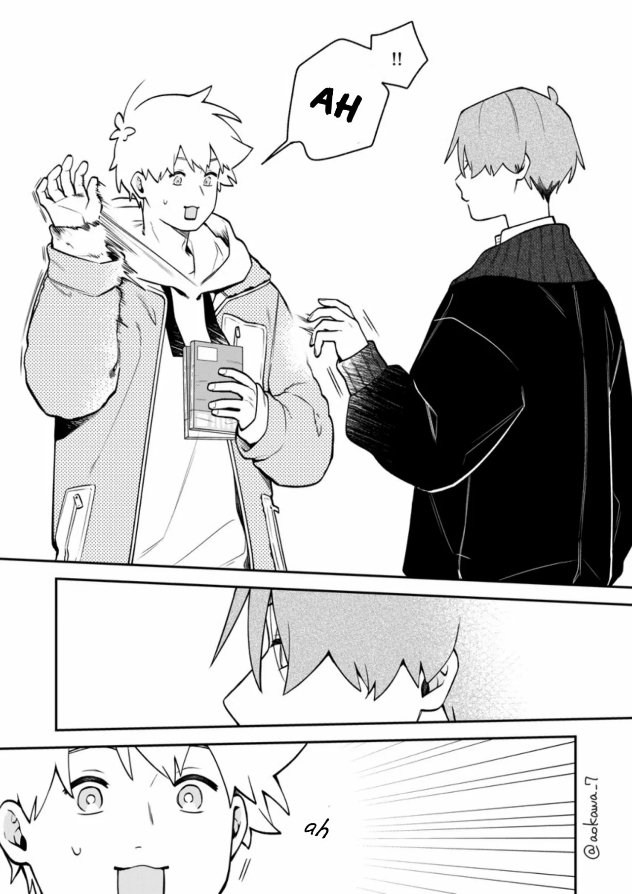 Gōkon ni ittara onna ga inakatta hanashi Capítulo 48 - Page 14