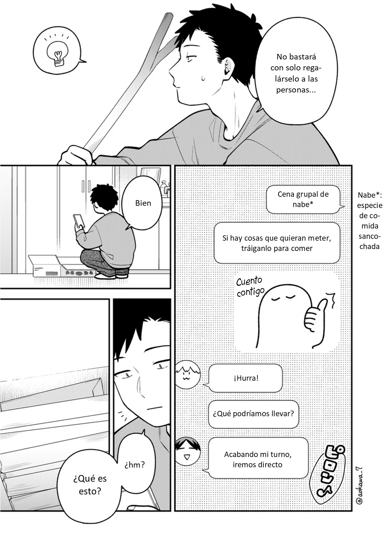 Gōkon ni ittara onna ga inakatta hanashi Capítulo 50 - Page 2