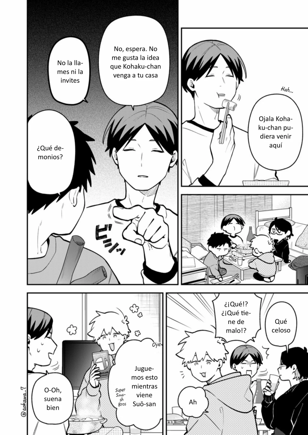 Gōkon ni ittara onna ga inakatta hanashi Capítulo 50 - Page 9